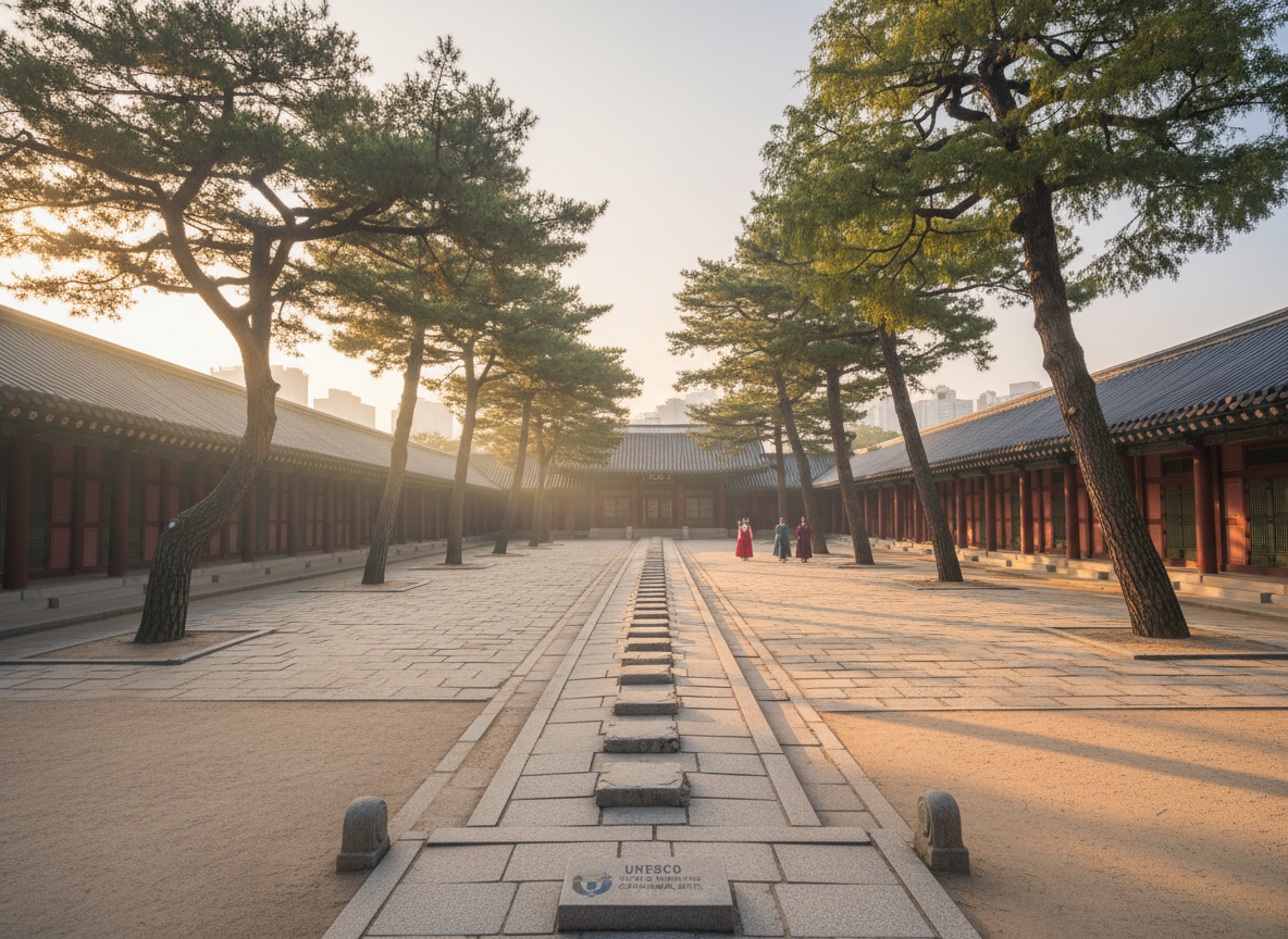 Jongmyo Shrine Jeongjeon main hall Seoul South Korea